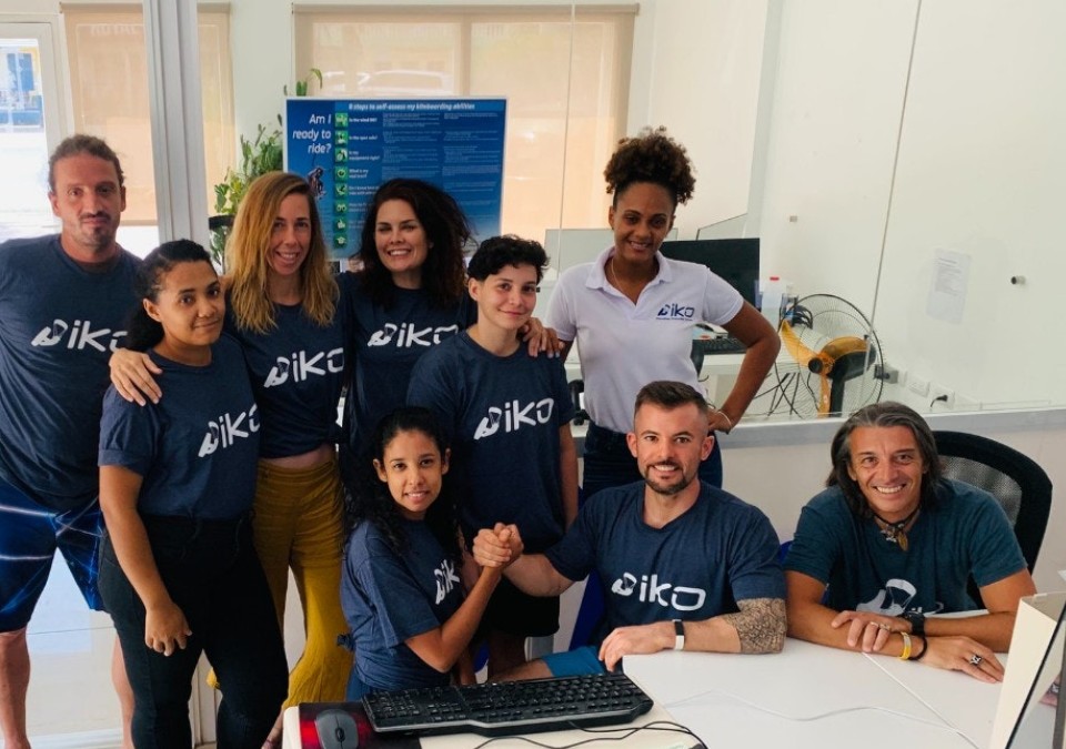 Equipe do escritório IKO, Cabarete, República Dominicana, 2021