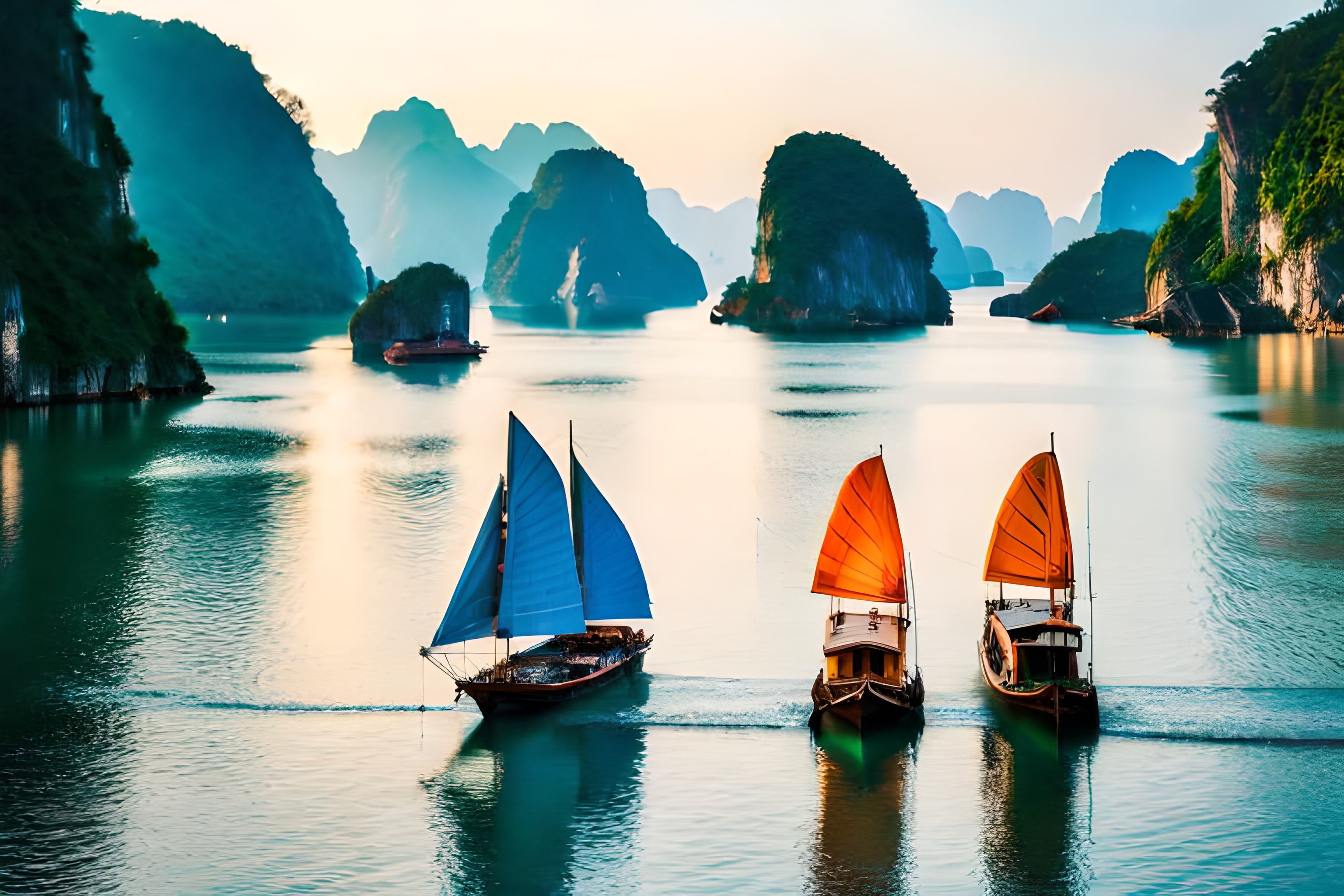 boats in vietnam